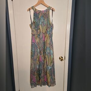 Tommy Hilfiger Blue and Pink Halter Sundress